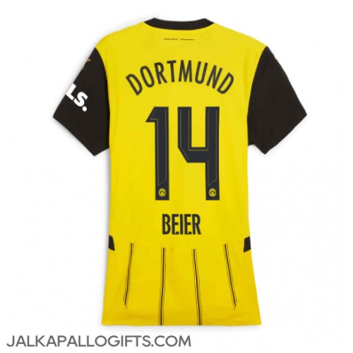 Borussia Dortmund Maximilian Beier #14 Kotipaita Naiset 2024-25 Lyhythihainen